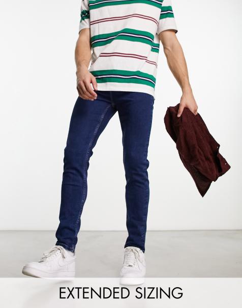 ASOS DESIGN skinny jeans in dark wash blue - view 1