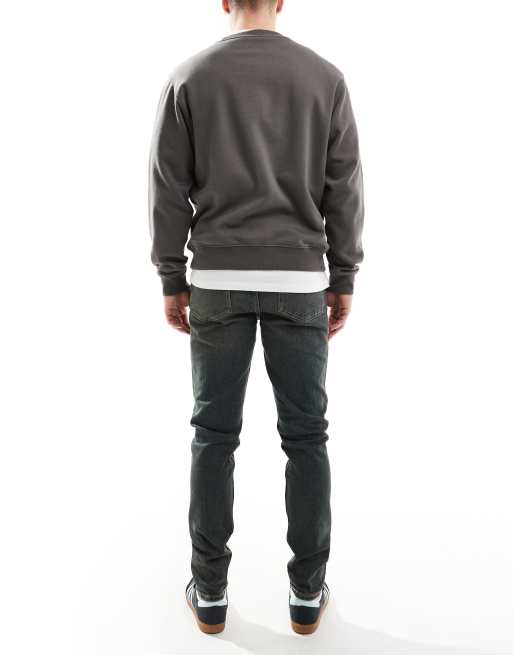 ASOS DESIGN - Skinny jeans in donkerblauwe wassing met tint, 2 van 5