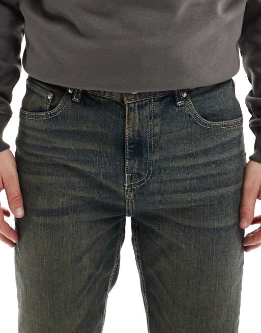 ASOS DESIGN - Skinny jeans in donkerblauwe wassing met tint, 5 van 5