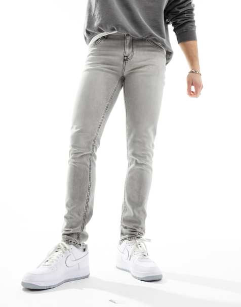 Short skinny hot sale jeans mens