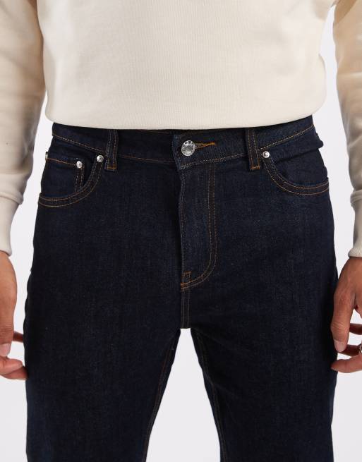 ASOS DESIGN - Skinny jeans in indigo met raw wash, 4 van 5