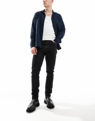 ASOS DESIGN ASOS DESIGN skinny jeans in indigo wash-Blue