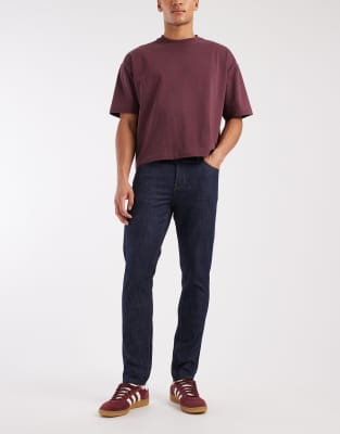 Asos Design Skinny Jeans In Blue