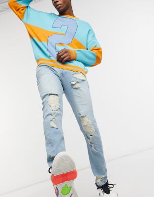 light green skinny jeans
