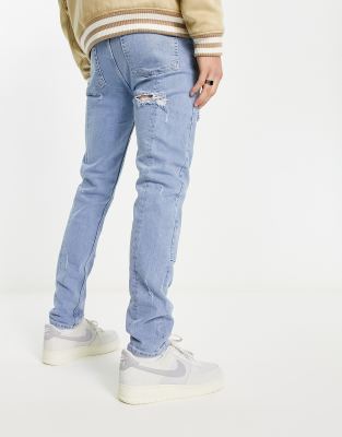 asos light wash jeans