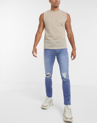 asos light wash jeans