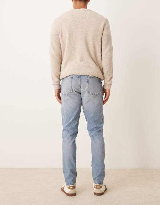 ASOS DESIGN skinny jeans in light wash blue