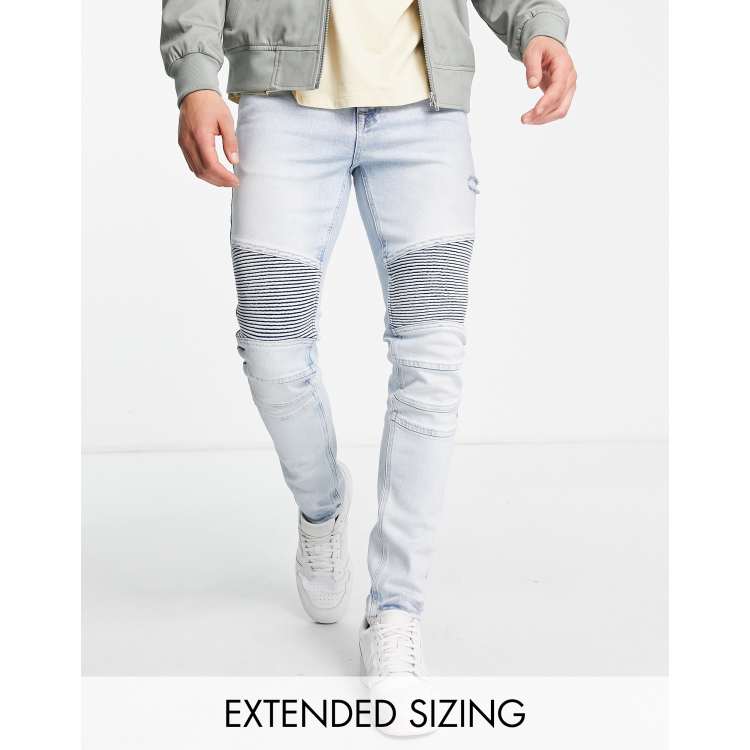 Biker jeans asos store
