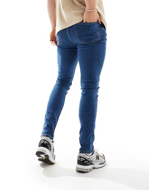 ASOS DESIGN – Skinny-Jeans in Mittelblau , 3 von 5