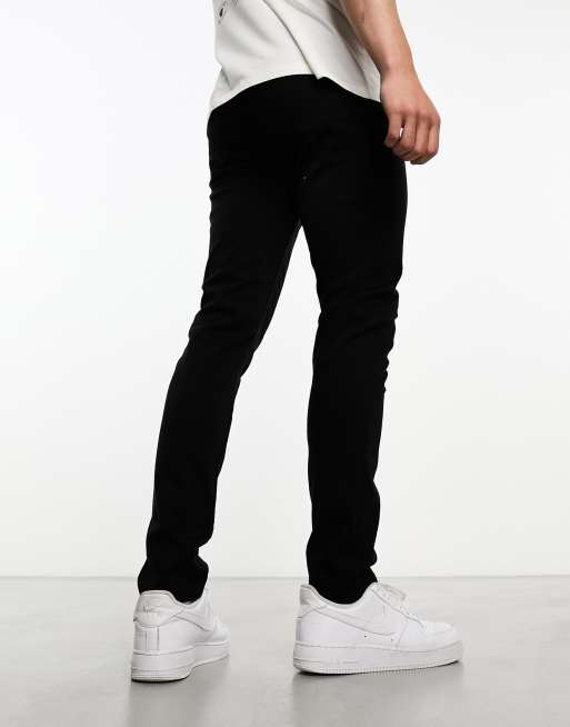 ASOS DESIGN skinny jeans in no fade black ASOS