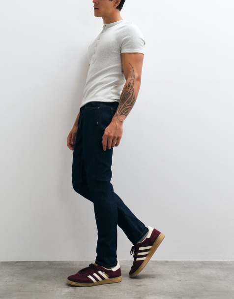 ASOS DESIGN skinny jeans in raw indigo - view 1