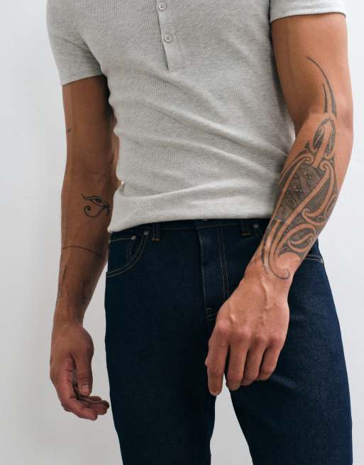 ASOS DESIGN skinny jeans in raw indigo, 2 of 5
