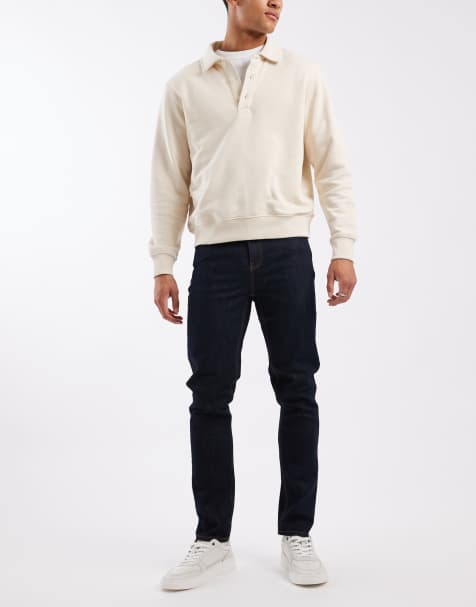 ASOS DESIGN skinny jeans in raw wash indigo
