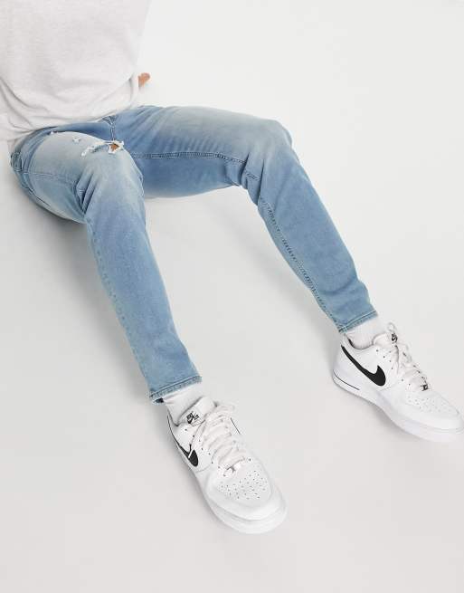 Air force ones shop with skinny jeans