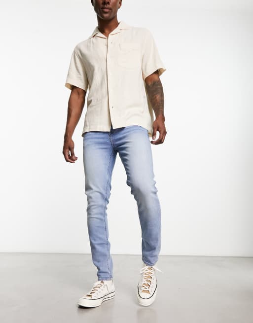 ASOS DESIGN - Jean skinny - Teinture vintage