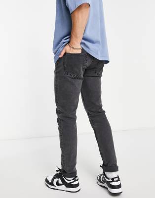 asos design skinny jeans in black