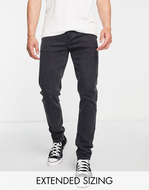 ASOS DESIGN skinny jeans in washed black | ASOS