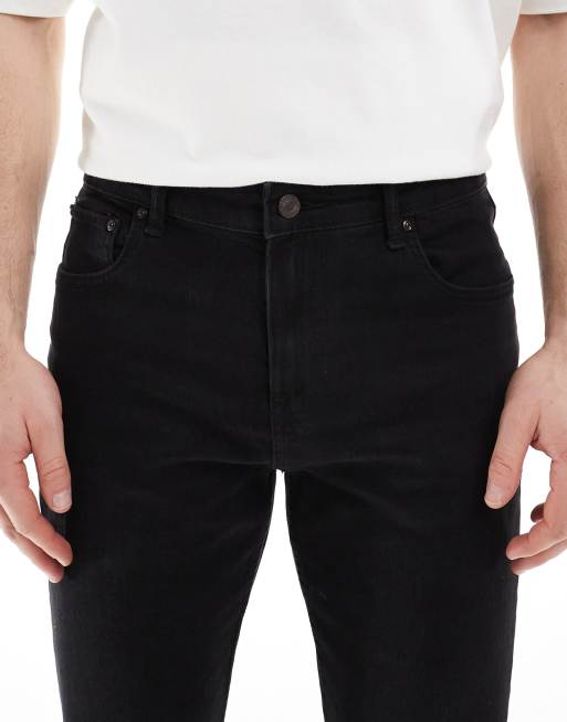 ASOS DESIGN skinny jeans in washed black