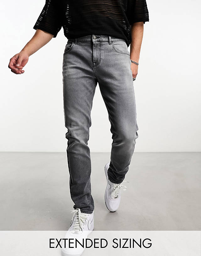ASOS DESIGN - skinny jeans in washed black