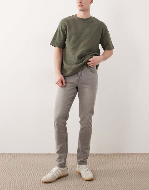 ASOS DESIGN skinny jeans in washed gray - view 1