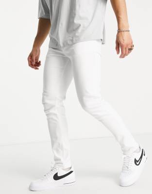 Asos Design Skinny Chinos In White