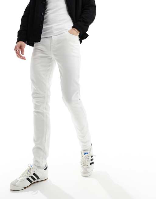 ASOS DESIGN - Skinny jeans in wit, 3 van 5