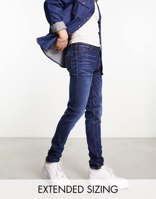 ASOS DESIGN skinny jeans in indigo