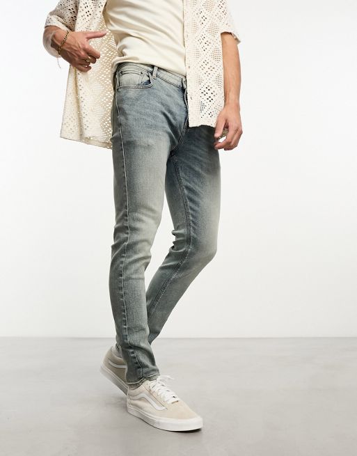 ASOS DESIGN ultimate skinny jeans in bright blue