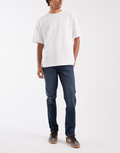 ASOS DESIGN - Skinny jeans met donkereblauwe wassing - view 1