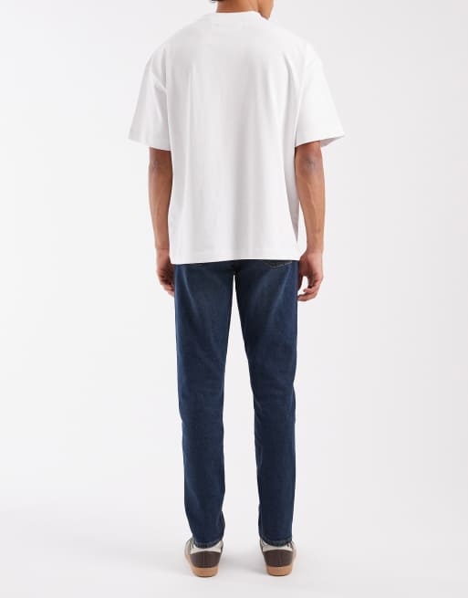 ASOS DESIGN - Skinny jeans met donkereblauwe wassing, 2 van 5