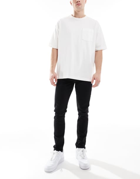 ASOS Design - Skinny jeans met zwarte wassing - view 1