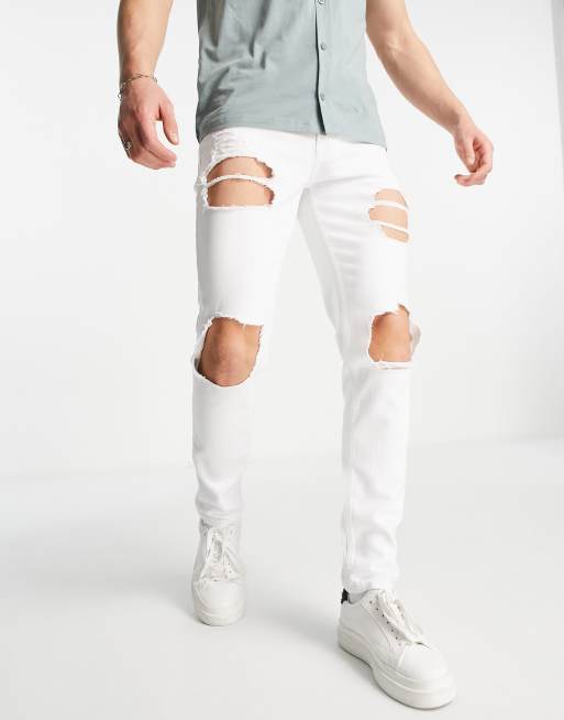 Asos distressed hot sale jeans