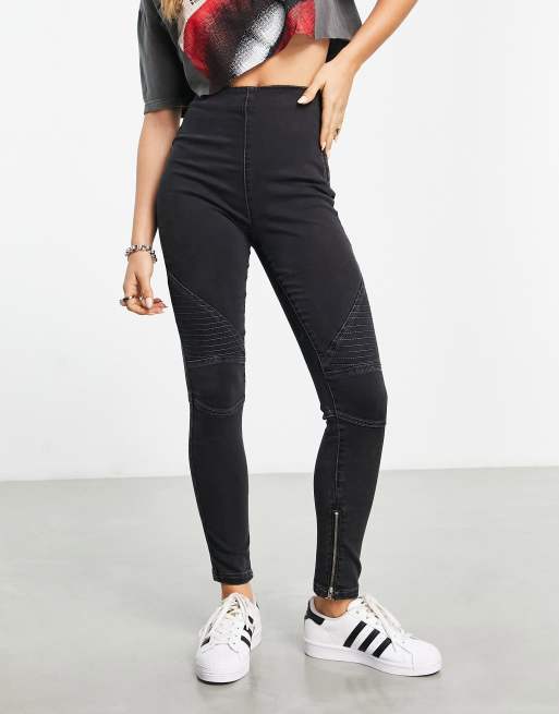 AMAZING Black Jeggings w/ pockets  Black jeggings, Denim leggings, Clothes  design