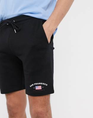 skinny jersey shorts