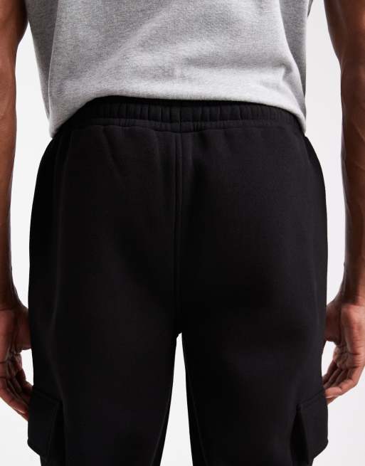 ASOS DESIGN skinny jogger with cargo pockets in black ASOS