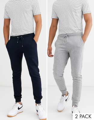 asos grey skinny joggers