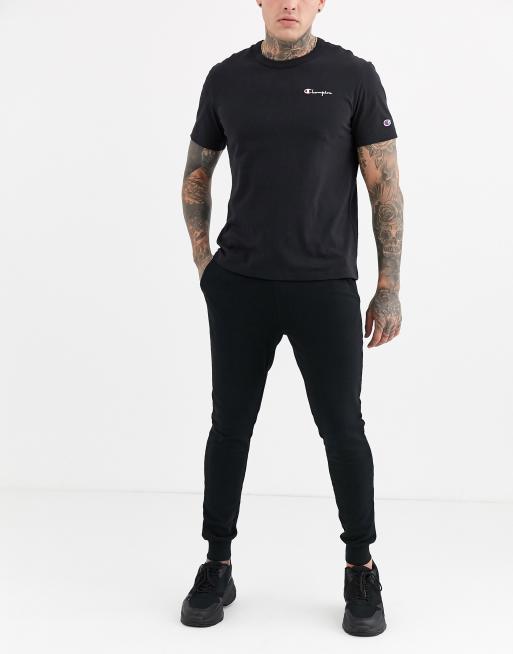 ASOS DESIGN skinny joggers in black BLACK ASOS