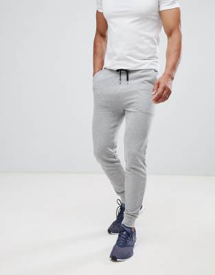 grey skinny sweatpants men's