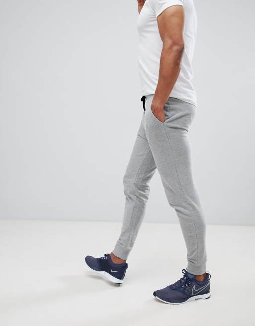 Asos skinny 2025 grey joggers