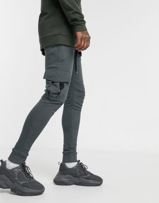 black joggers with pockets