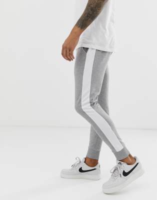 joggers with stripe on side