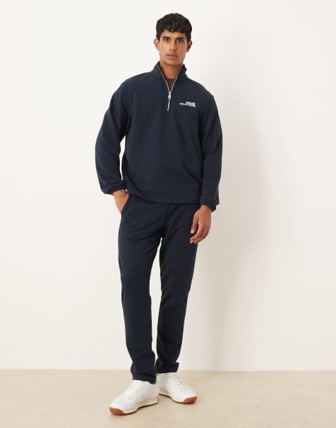 ASOS DESIGN - Skinny joggingbroek in marineblauw - view 1