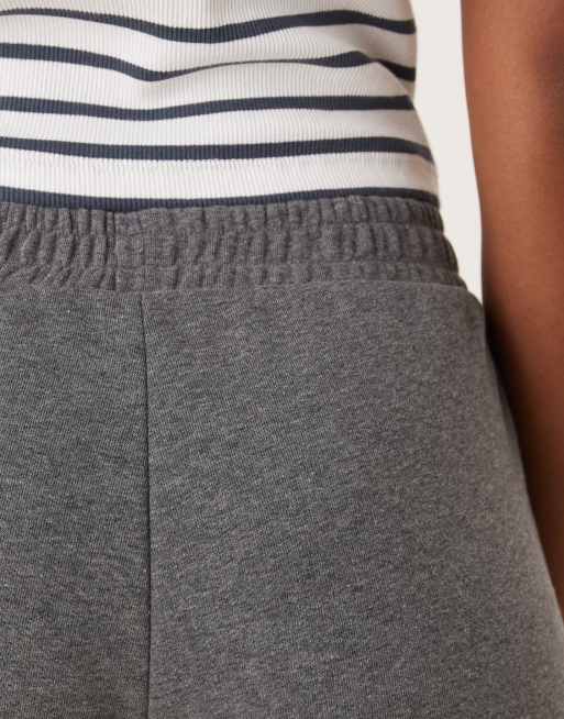ASOS DESIGN skinny leg pull on sweatpants in charcoal, 3 of 5