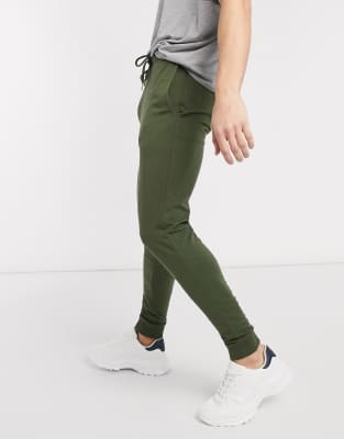 asos green joggers