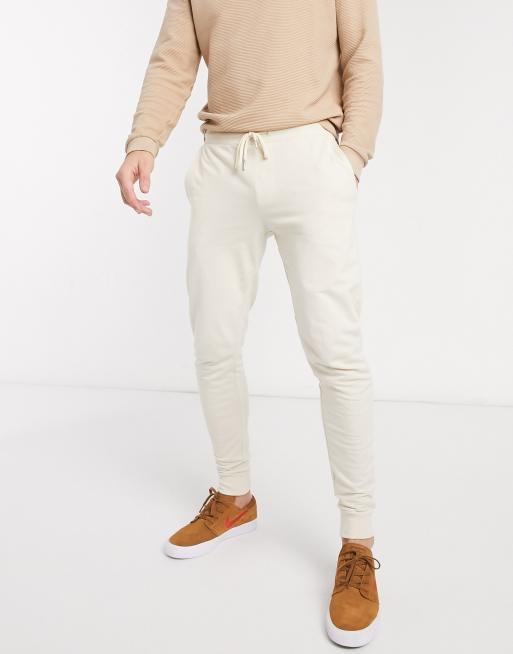 champion beige sweatpants