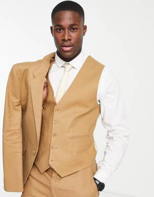 linen trousers and waistcoat