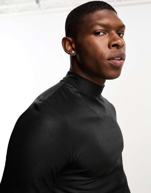 Asos black polo discount neck