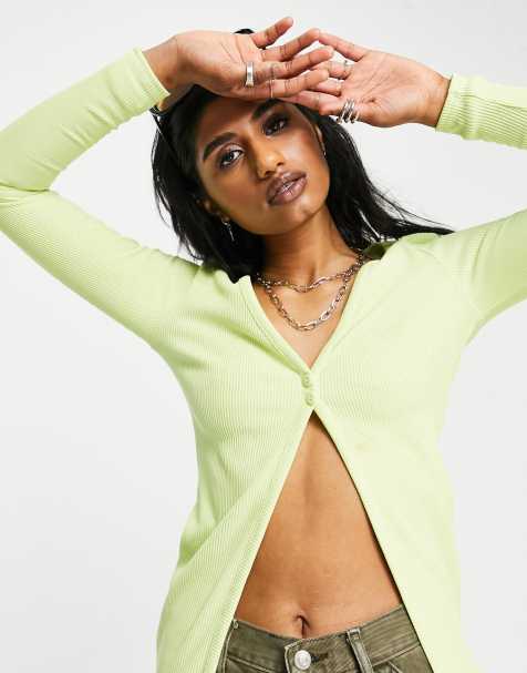 Lime on sale green cardigans