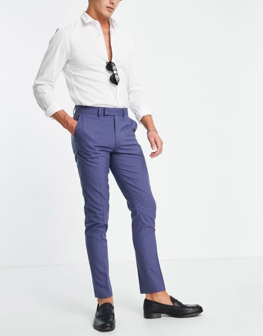 ASOS DESIGN skinny navy suit pants
