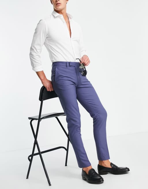 Navy Suit Pants